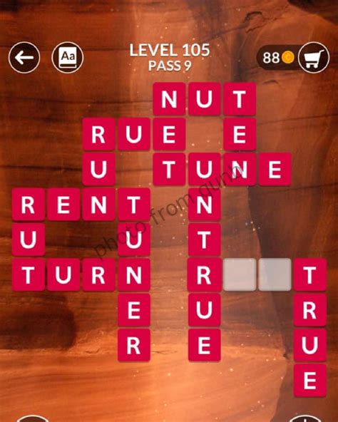 wordscapes level 107|Wordscapes Level 105, Pass 9 .